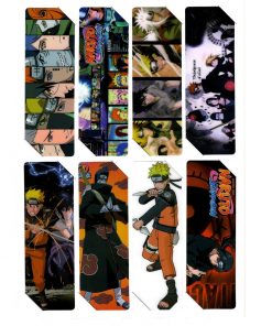Marque-page Naruto Manga (lot de 8)